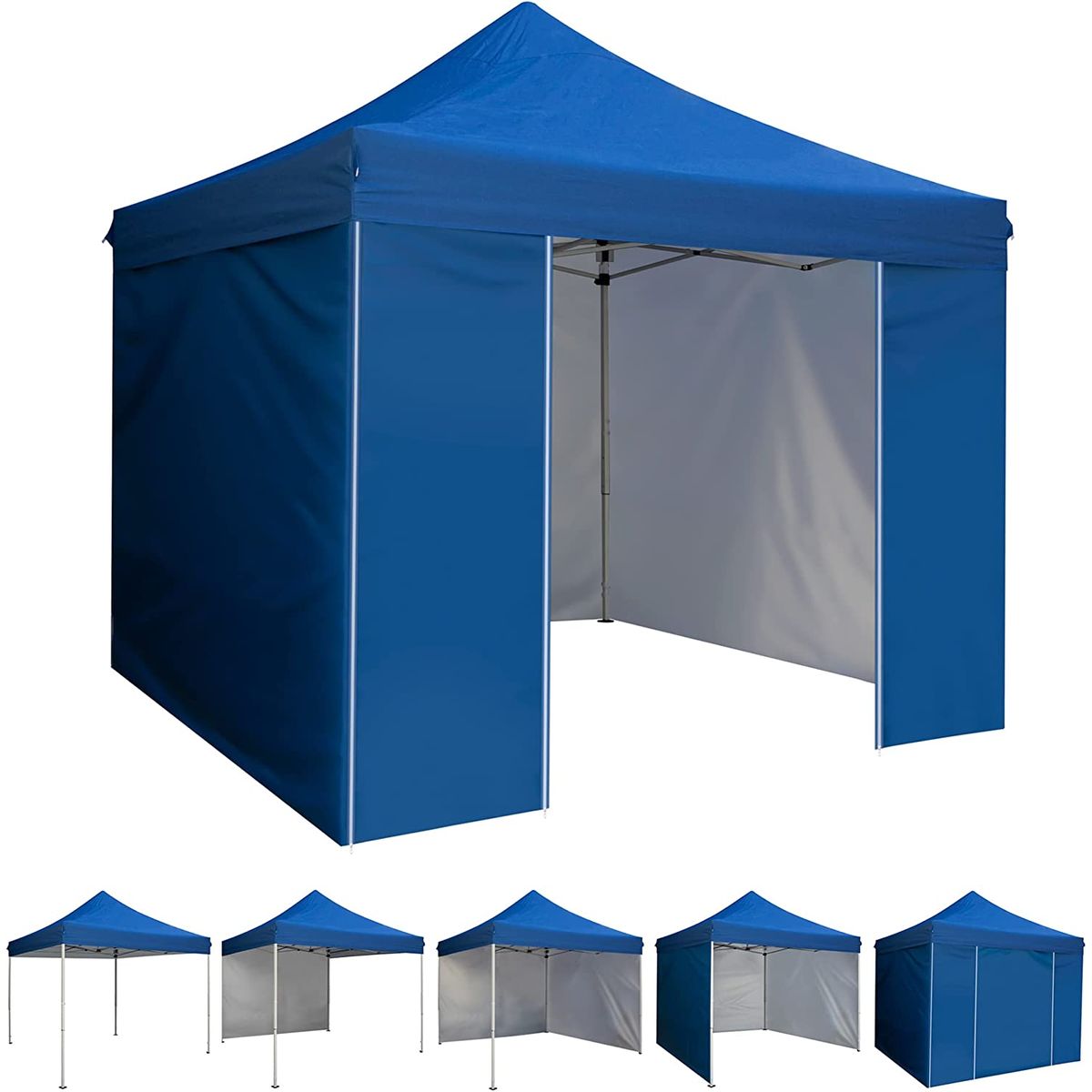 GENERICO - Lona Funda Plegable Pared Azul 2x10 Laterales para proteger