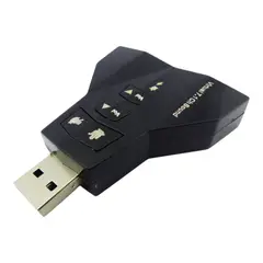 GENERICO - X3 Adaptador 7.1 Audio Doble A USB Para PC
