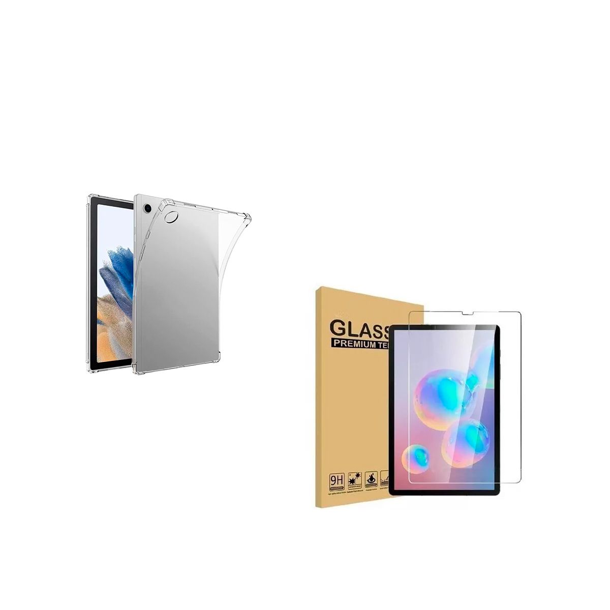 JOIGO - Carcasa Transparente Para Samsung A8 10.5 + Lamina Vidrio