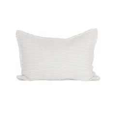 NATURALINO - Cojín Andes Lino beige Lineas