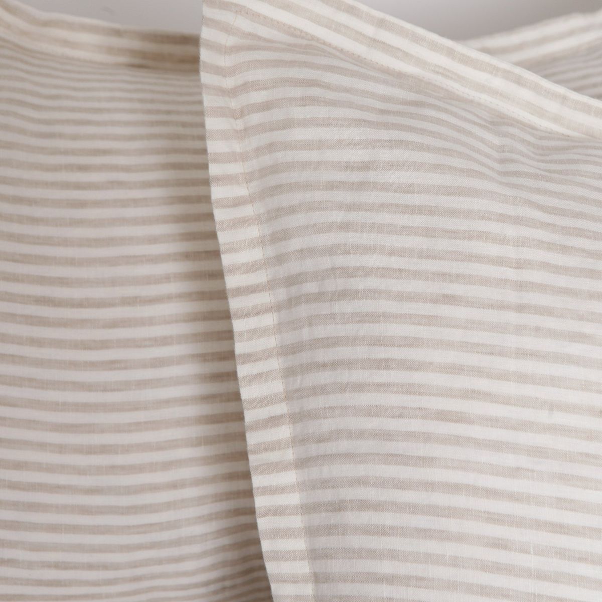 NATURALINO - Cojín Andes Lino beige Lineas - Naturalino