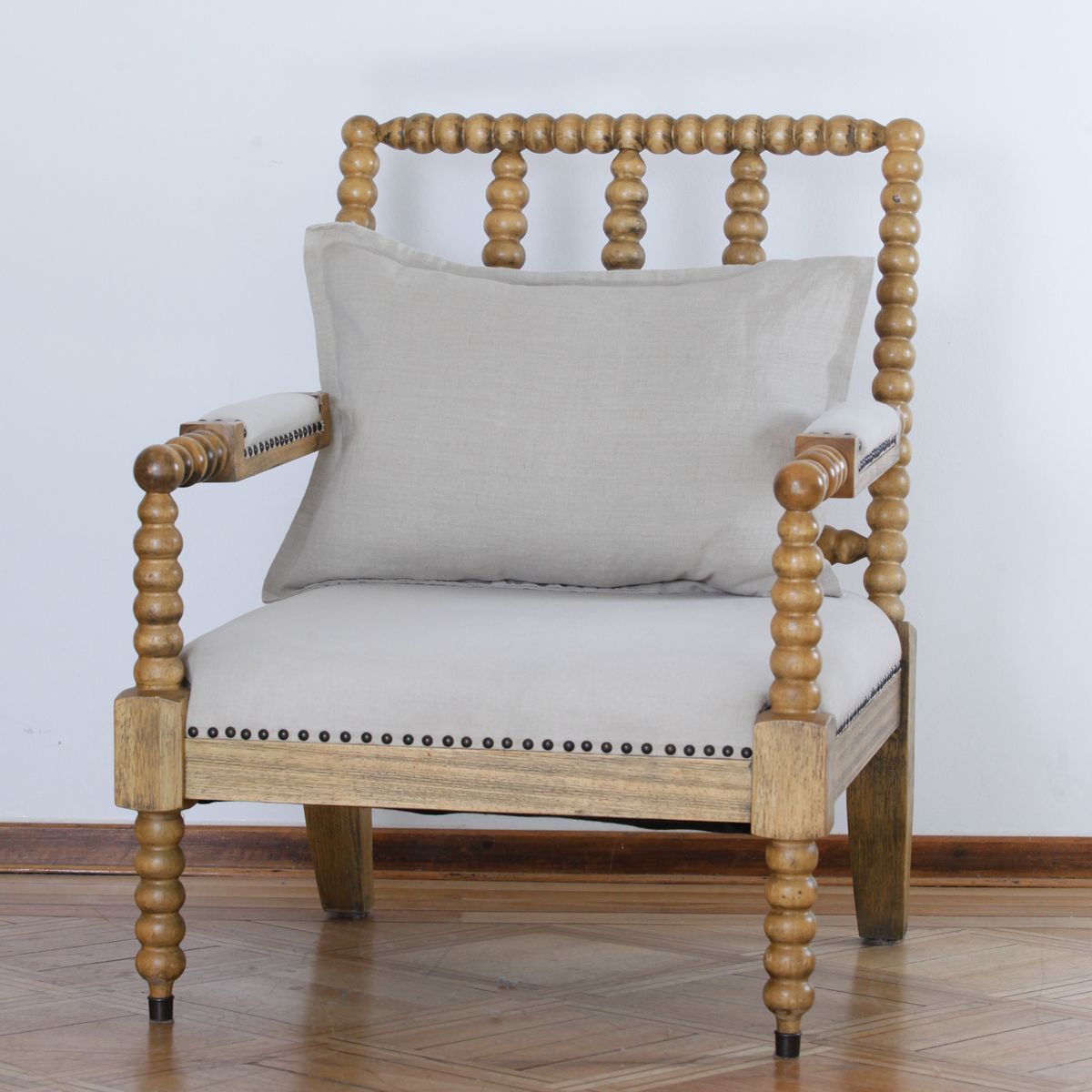 NATURALINO - Cojín Andes Lino Grueso Beige - Naturalino