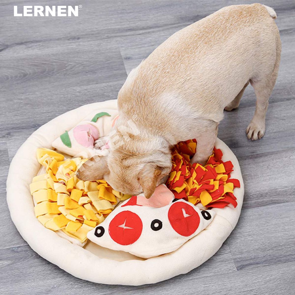 LERNEN - Juguete olfativo interactivo para mascotas  Pizza