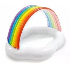 INTEX - Piscina Inflable Para Bebés Nube con Arcoíris 82 litros