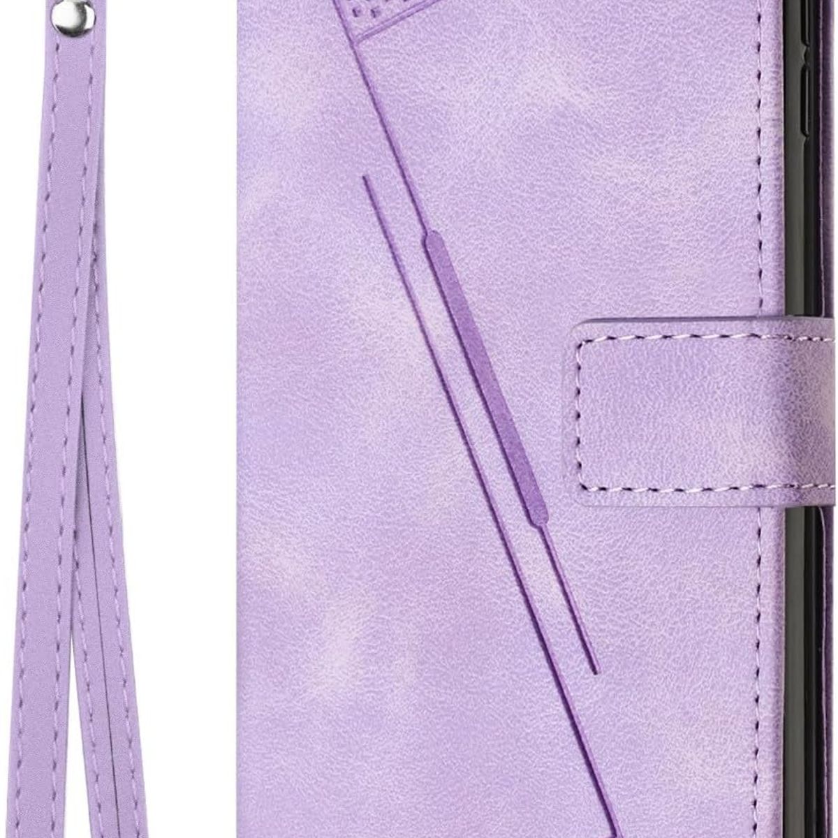 GENERICO - Carcasa Flip Cover compatible con Samsung Galaxy S24 Ultra Lila