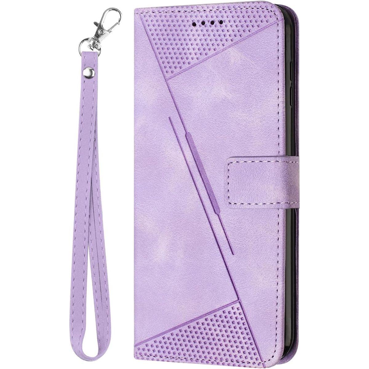 GENERICO - Carcasa Flip Cover compatible con Samsung Galaxy S24 Ultra Lila