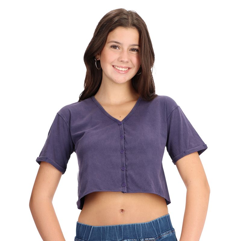 CAFFARENA - Crop Top Juvenil Caffarena