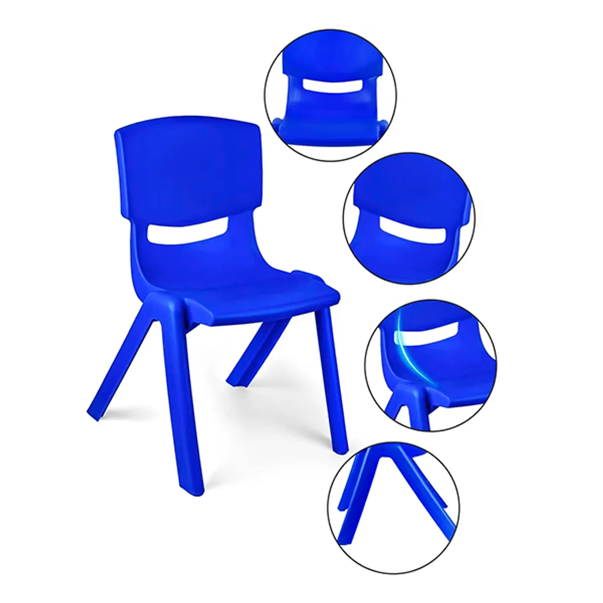 SDFIT - Silla De Plástico Infantil  Rojo