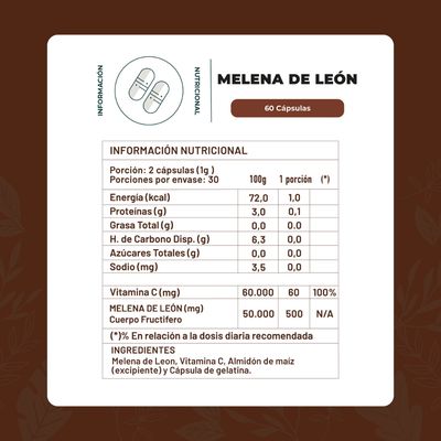 Imagen 2 del producto Pack Melena + Reishi - 60 Capsulas