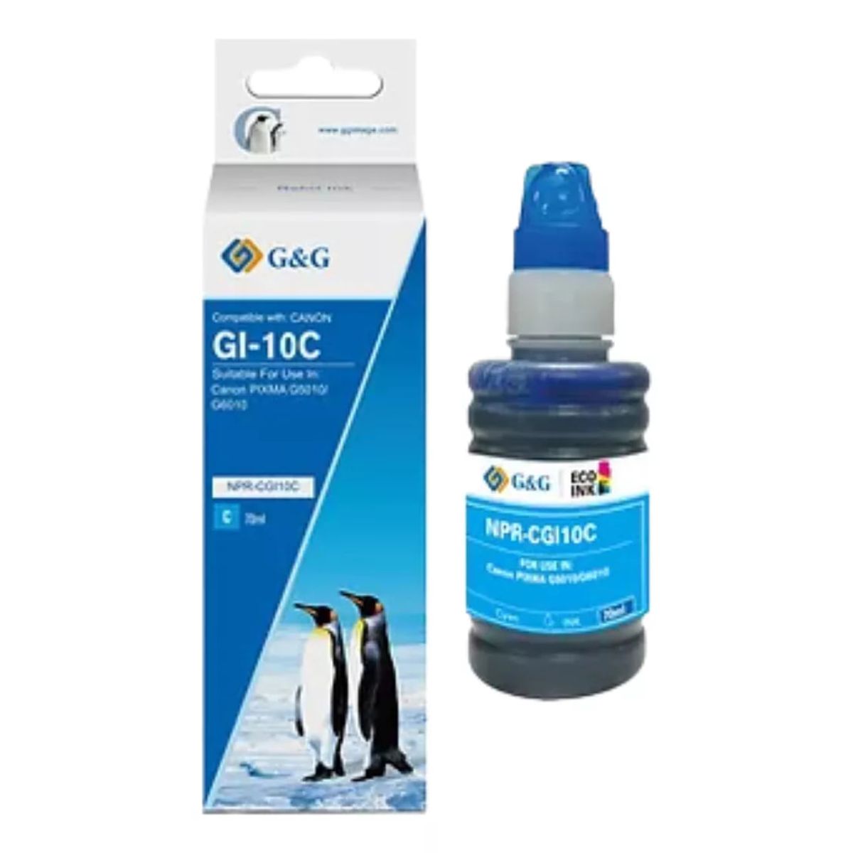 GENERICO - Tinta GI-10 Para Canon G6010 G7010 G5010 GM2010 70 ml
