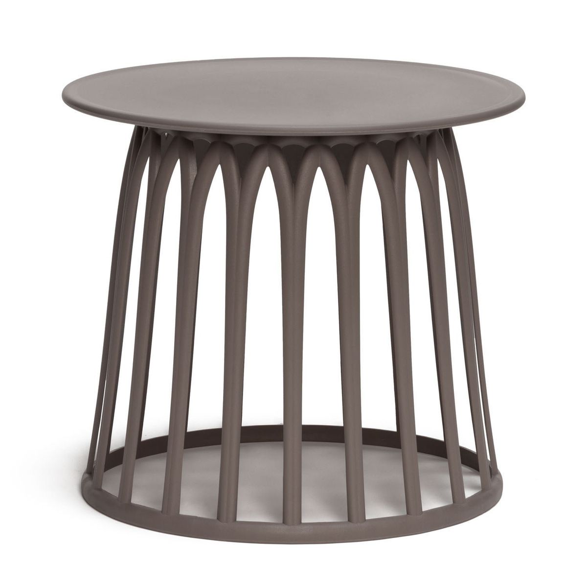 ASIMETRIKA - Mesa lateral COLUMBA - Taupe