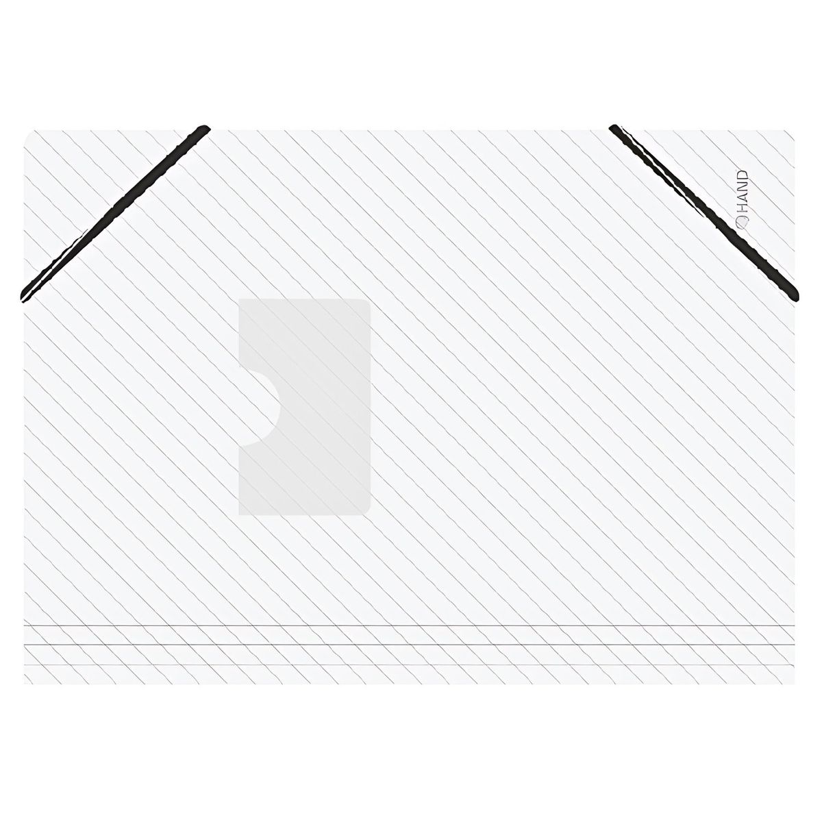 HAND - Pack 12 Carpetas Plástico Grueso Tamaño Oficio - SC