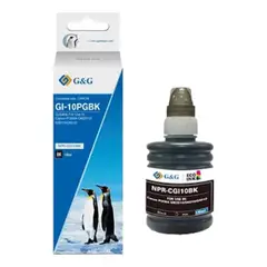 GENERICO - Tinta GI-10 Para Canon Color Negro G6010 G70105010 De 140ml