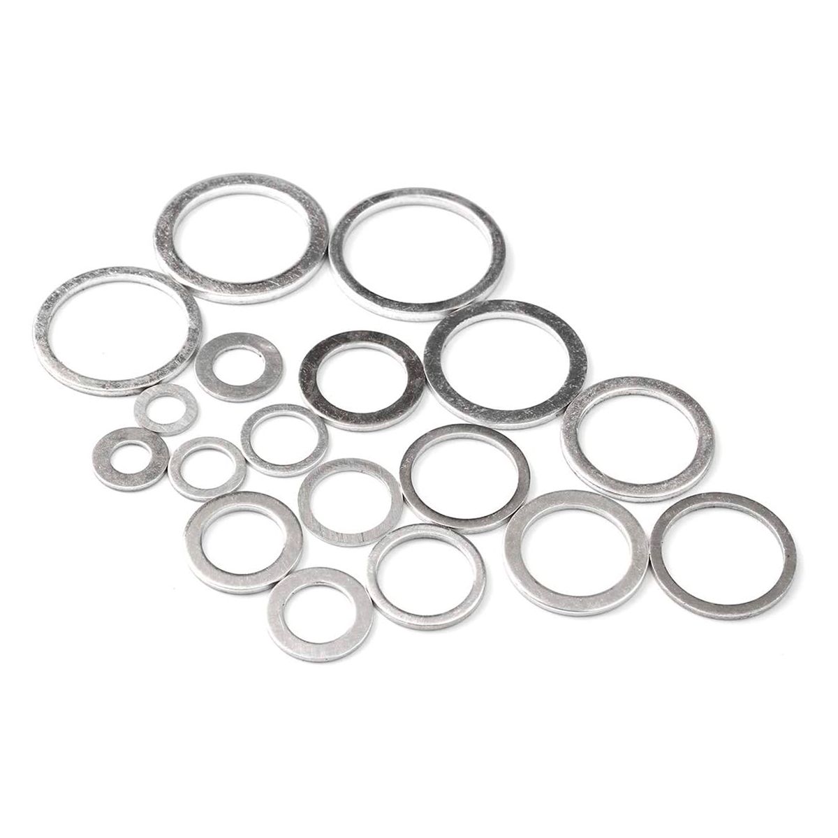 GENERICO - Set 560 Golilla Arandela Aluminio M6 A M24 Sello Motor Auto