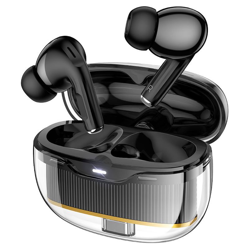HOCO - Audifono inalambrico Hoco EW54 Crystal TWS negro