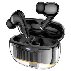 HOCO - Audifono inalambrico EW54 Crystal TWS negro