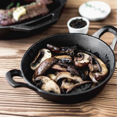 Imagen 2 del producto Paila Fierro 18cm con Base de Madera Negro