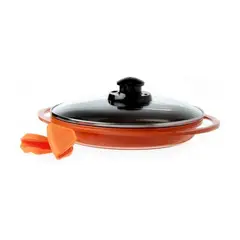 ROICHEN - Grill con Tapa 1,5lt Naranjo 26cm