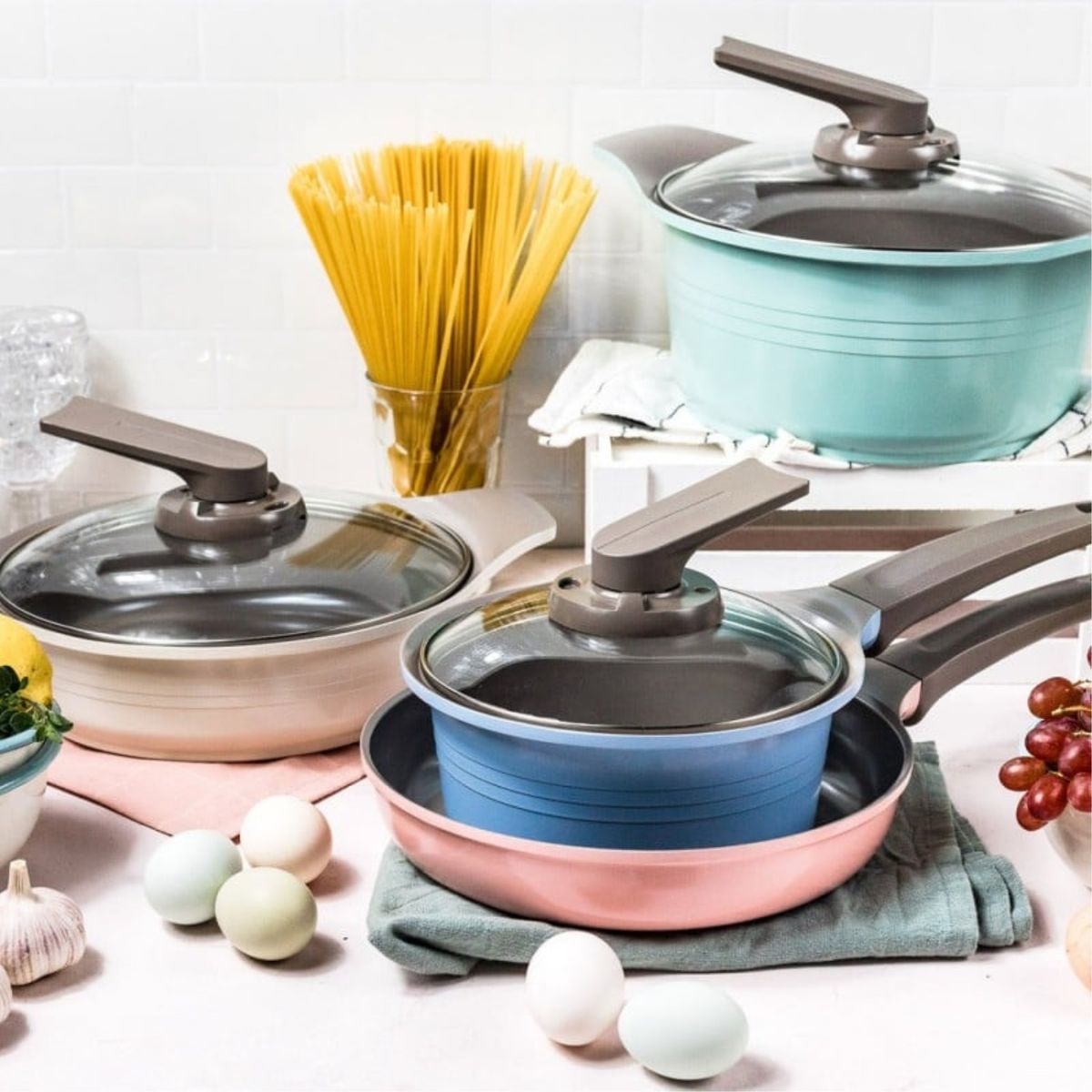 ROICHEN - Batería Cocina 7pzs Natural Vintage Roichen