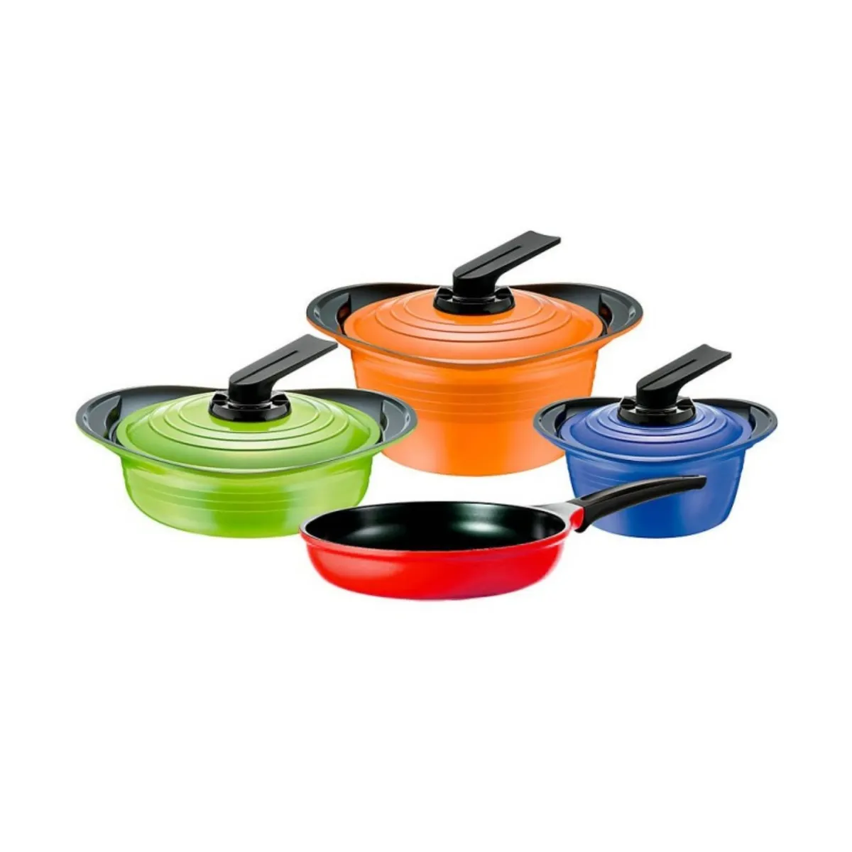 ROICHEN - Batería Cocina  7pzs Colores Premium Roichen