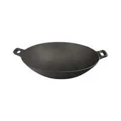 LUGANO - Wok con Asas de Fierro 30cm Negro