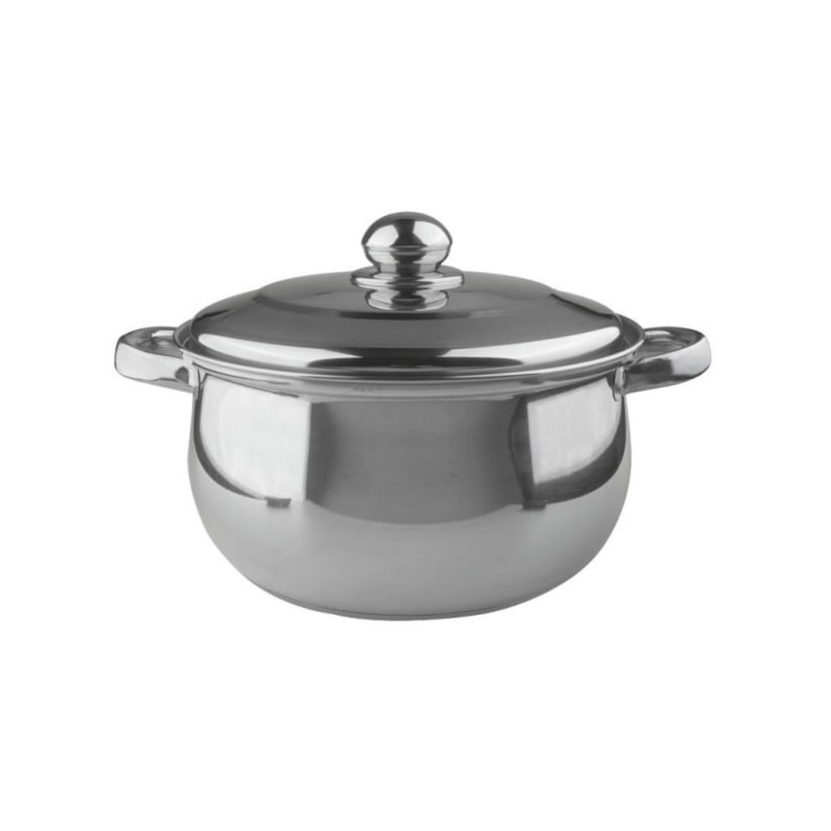 WOLFEN - Cacerola 5,5lt Acero Inoxidable 24x13cm Gris Wolfen