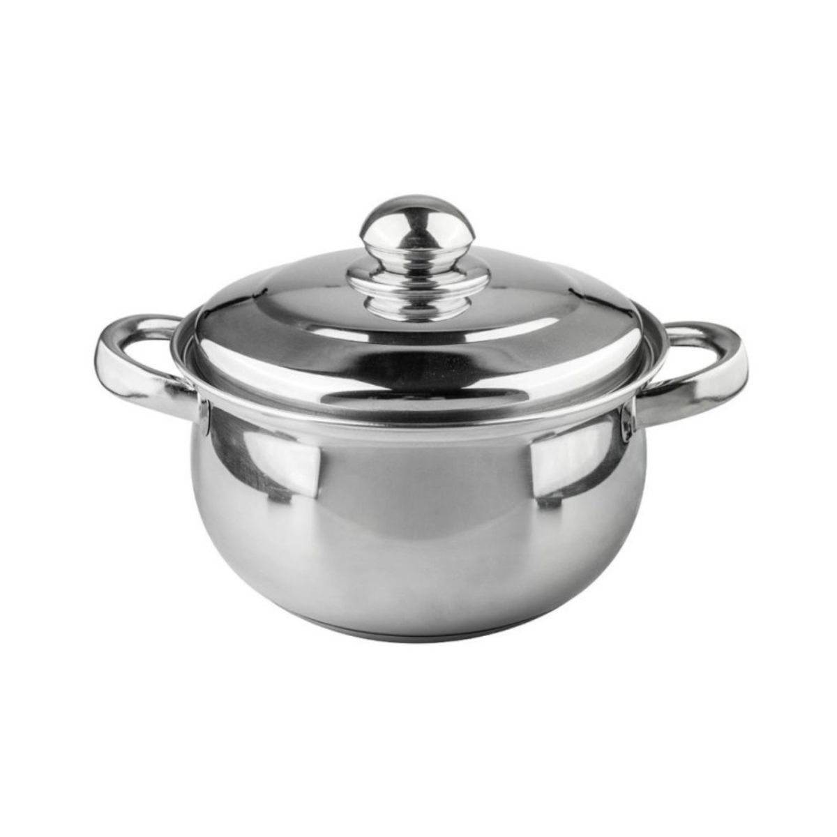 WOLFEN - Cacerola 3,5lt 20x11cm Acero Inoxidable Gris Wolfen