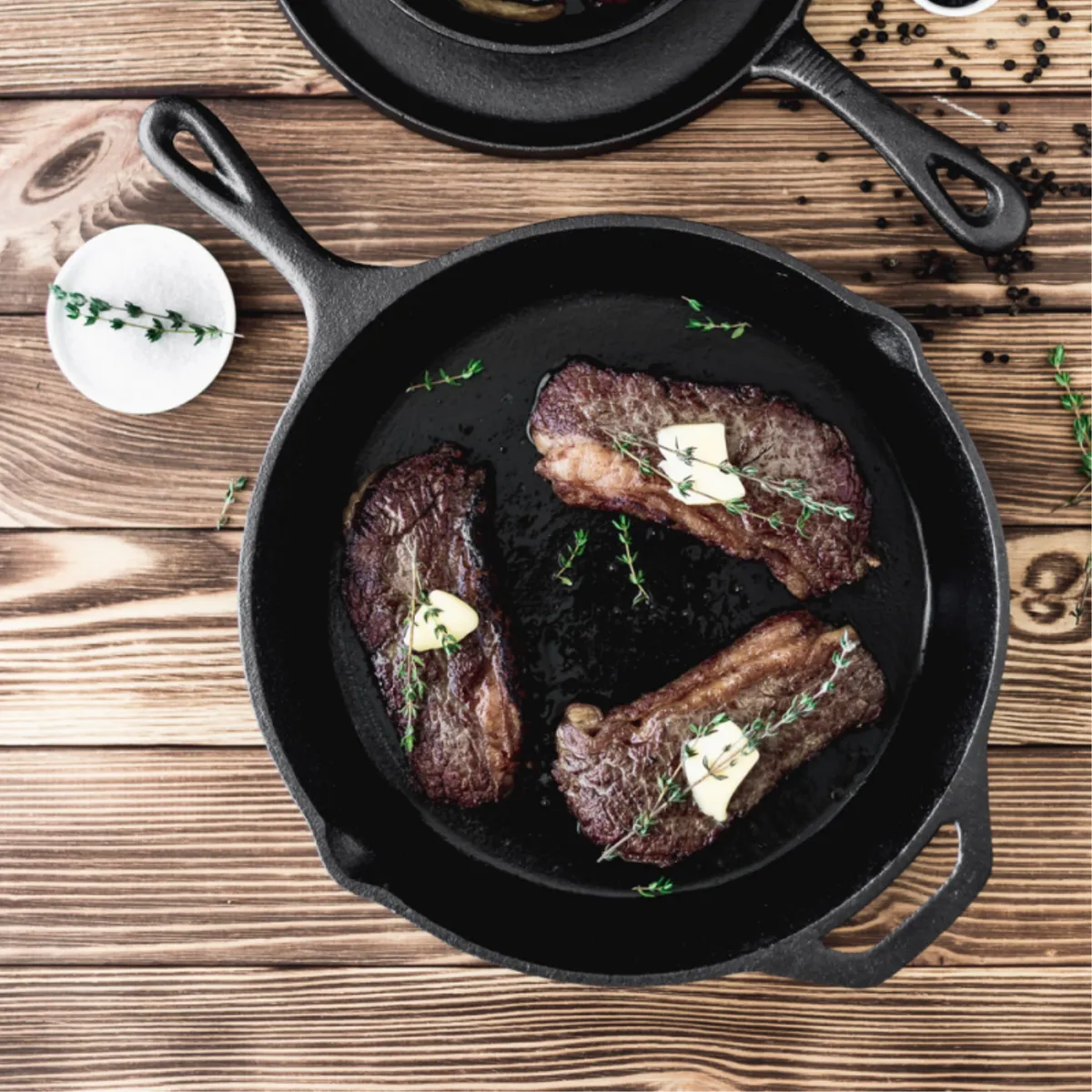 LUGANO - Sartén Fierro Fundido 30cm Negro Lugano