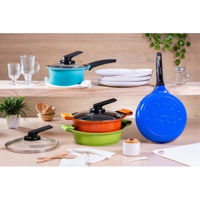 Imagen 2 del producto Cacerola Con Mango 18cm 1,8lts Azul