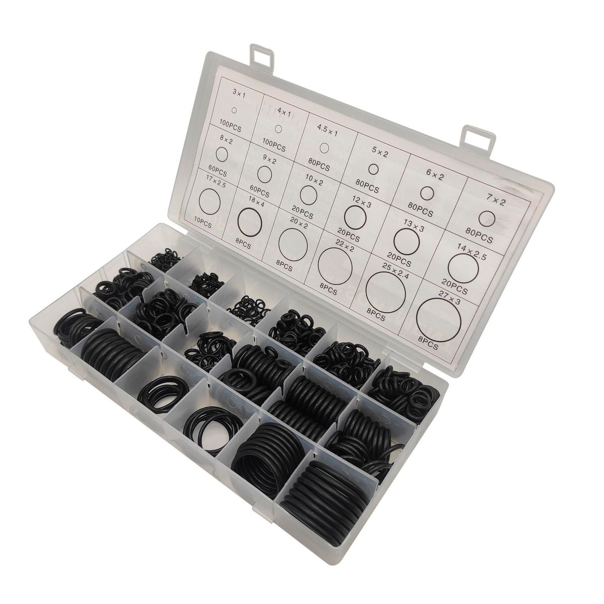 GENERICO - Set Golillas Arandelas De Goma 770pcs Universal Autos Camionetas