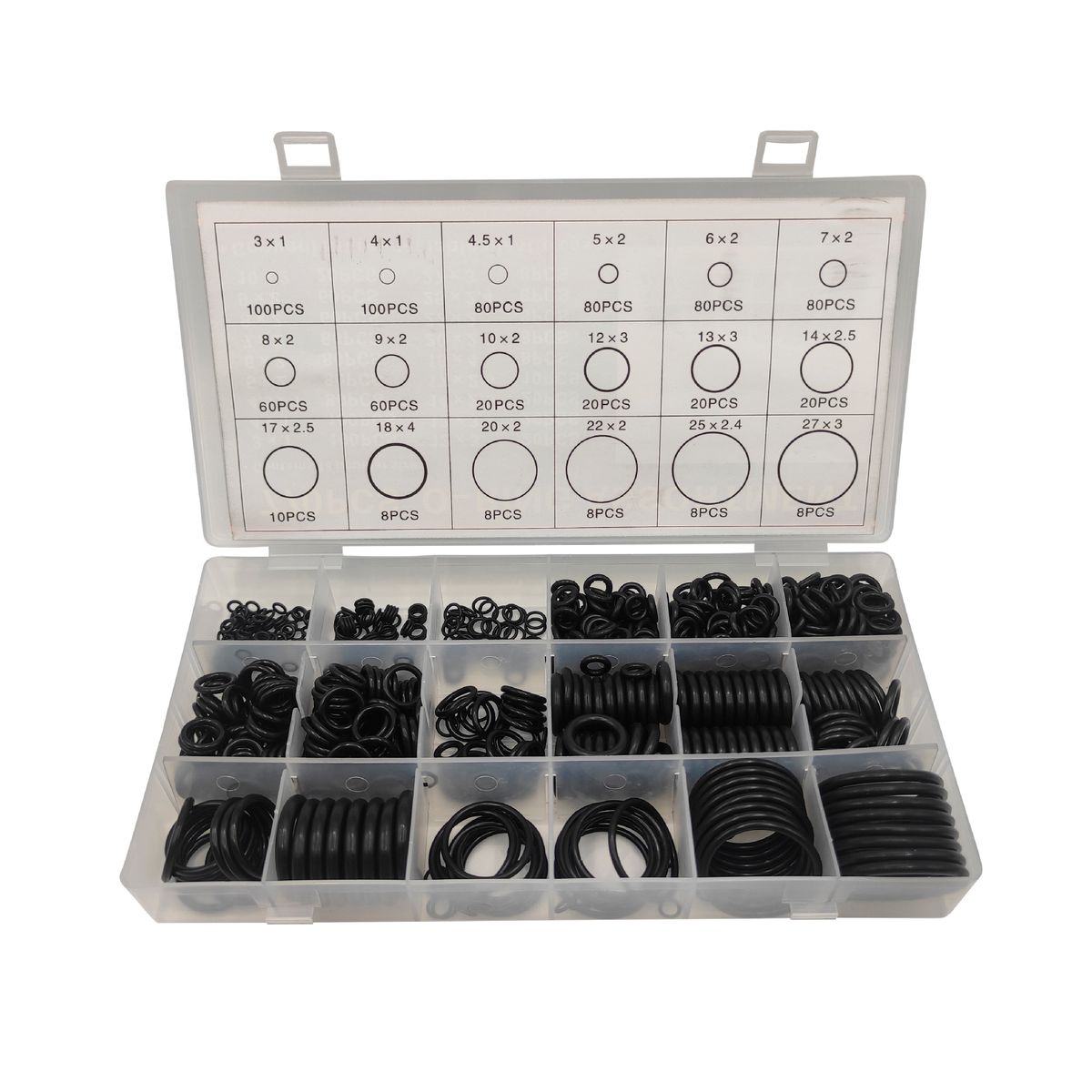 GENERICO - Set Golillas Arandelas De Goma 770pcs Universal Autos Camionetas