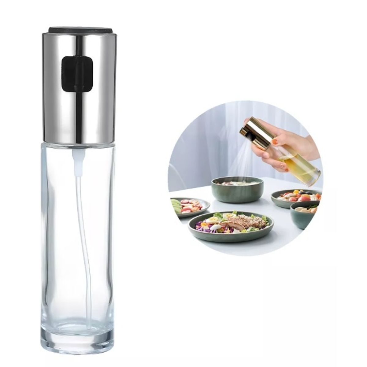 GENERICO - Dispensador Aceite Vinagre  Botella Roceador Pulverizador