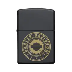 ZIPPO - Encendedor Harley Davidson Design Negro ZP49197