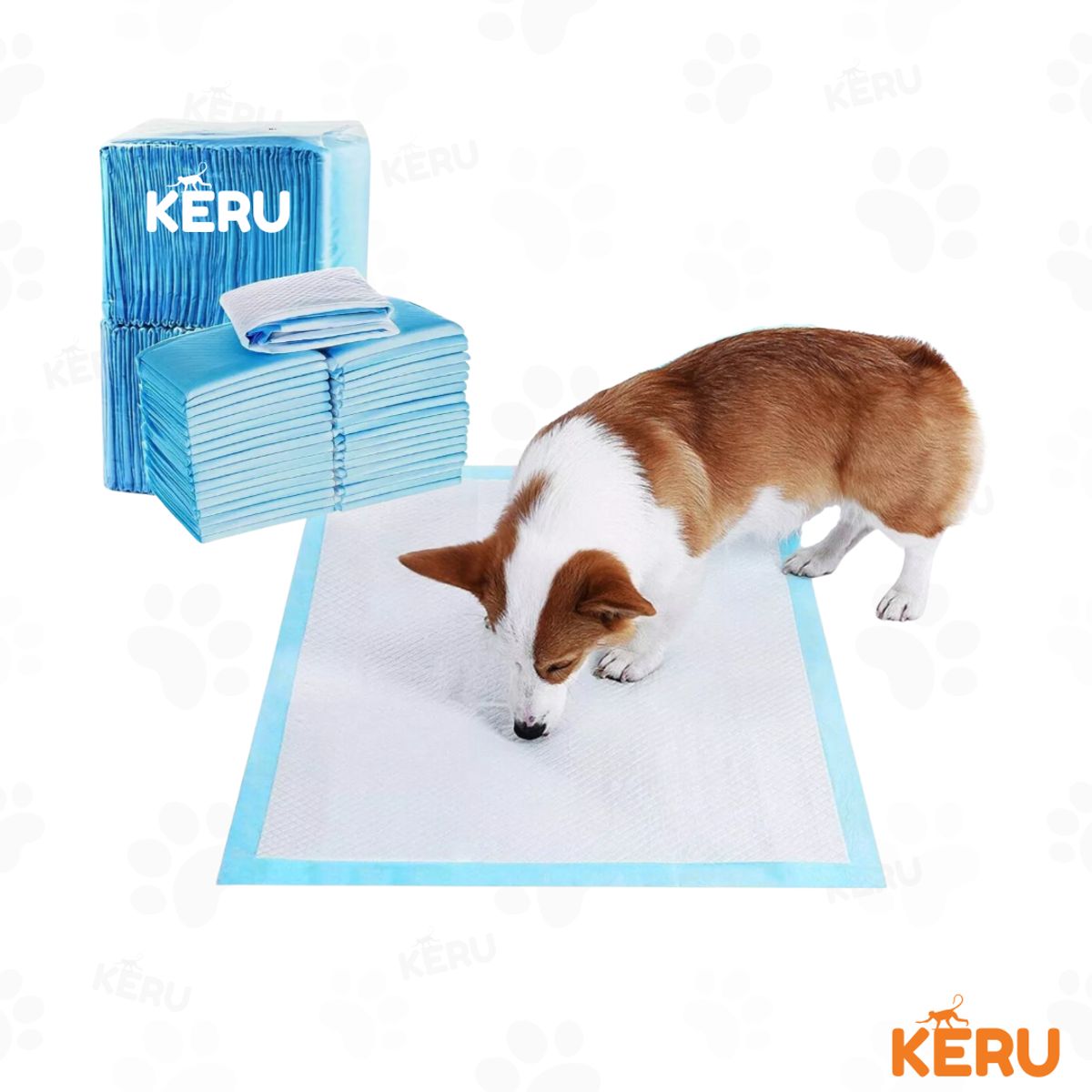 KERU - Pañales Sabanillas Entrenamiento Mascotas 60×60