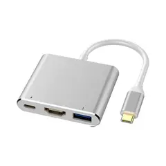 BAZUCA - Adaptador Usb C A Hdmi 4k Con Usb Carga Thunderbolt Macbook