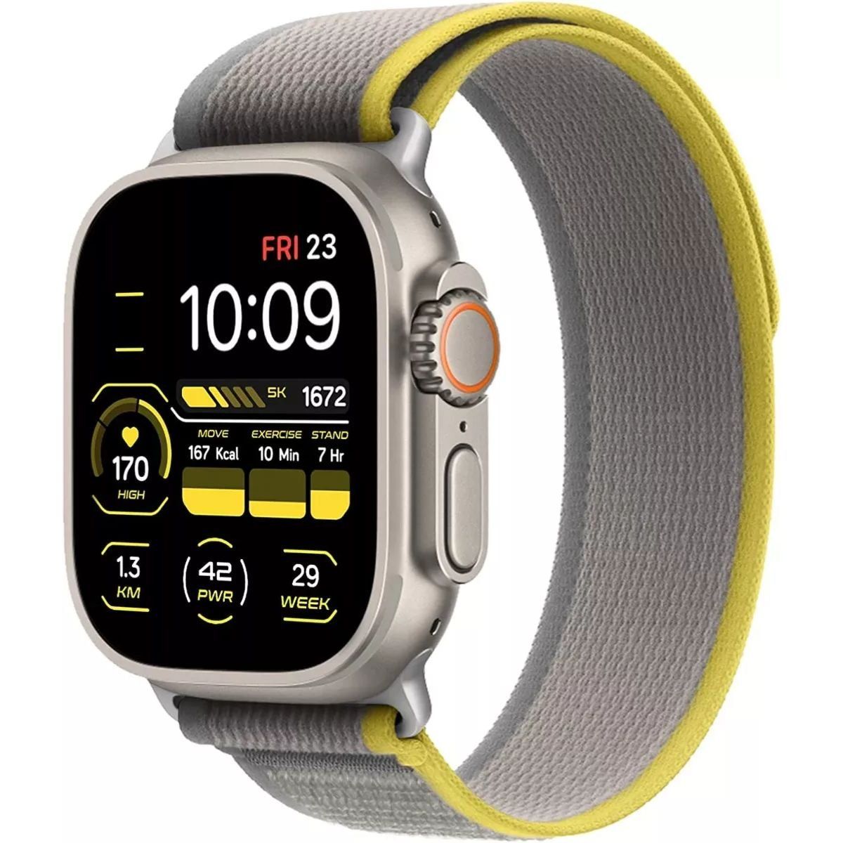 GENERICO - Correa Para Apple Watch Trail Loop Nylon Ajustable 42 / 44 / 45 / 49mm