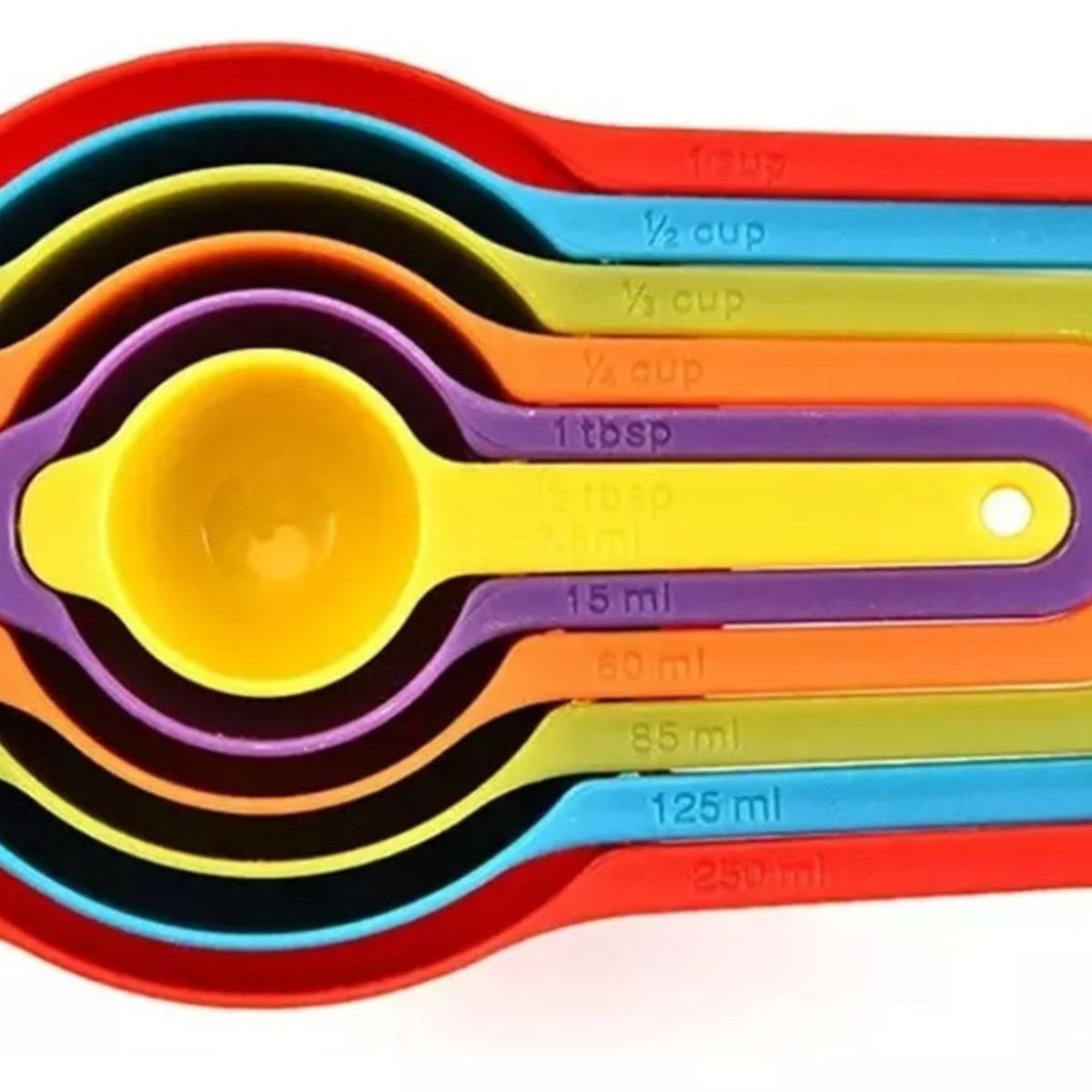 CM - Set cuchara medidora gramos taza medidora 6 Pza color surtidos