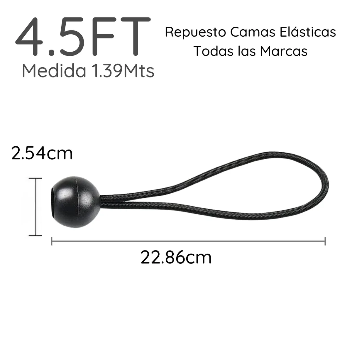 GLOWUP - 30 Resortes Para Camas Elásticas 4.5 Ft 1.4mts Glowup