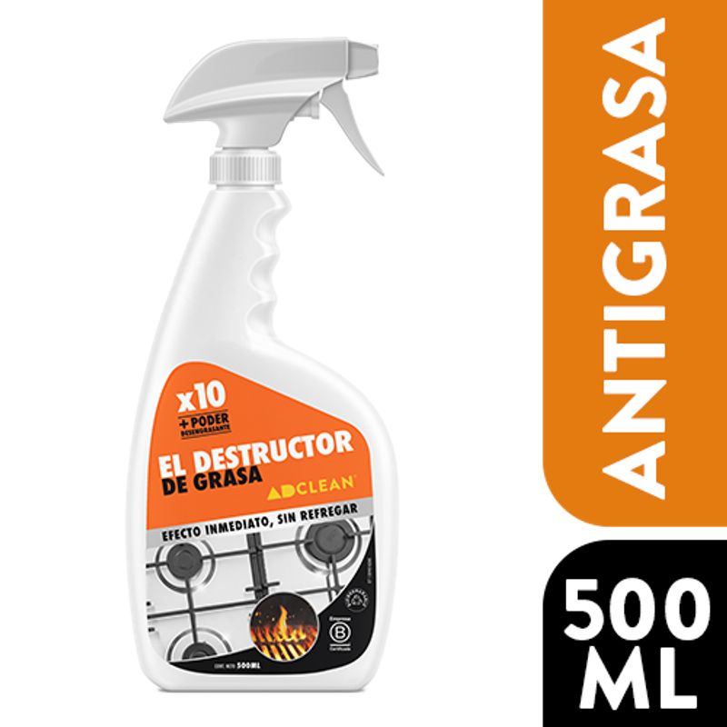 ADCLEAN - Desengrasante Adclean 500 Ml Destructor de Grasa