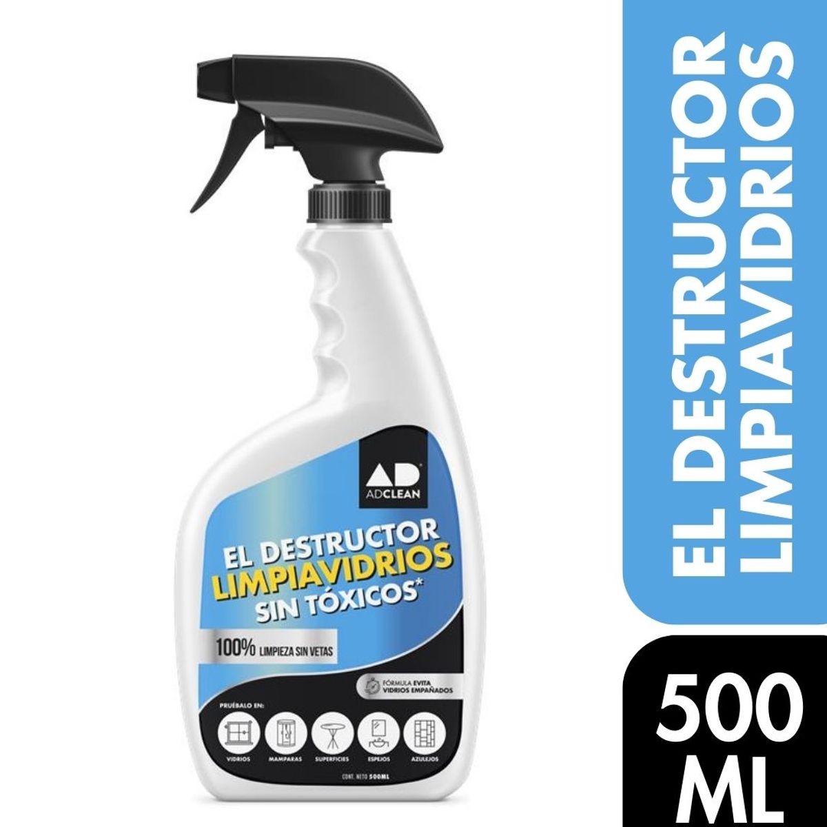 ADCLEAN - Limpiavidrios Biodegradable Adclean 500 Ml