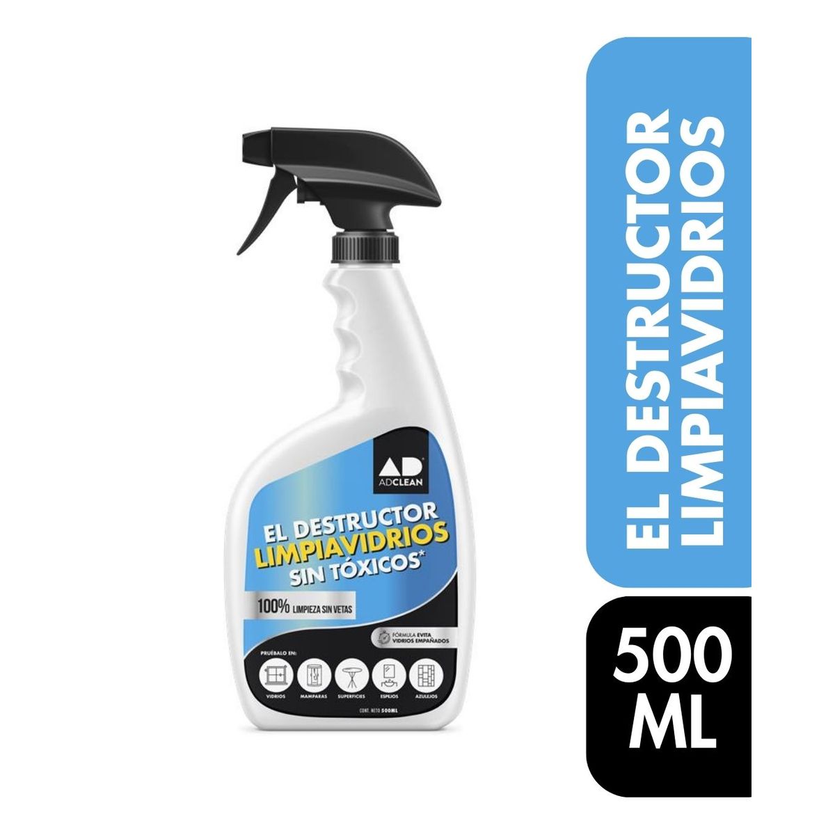 ADCLEAN - Limpiavidrios Biodegradable Adclean 500 Ml