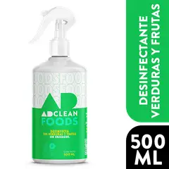 ADCLEAN - Desinfectante Alimentos Sin Enjuague 500 Ml