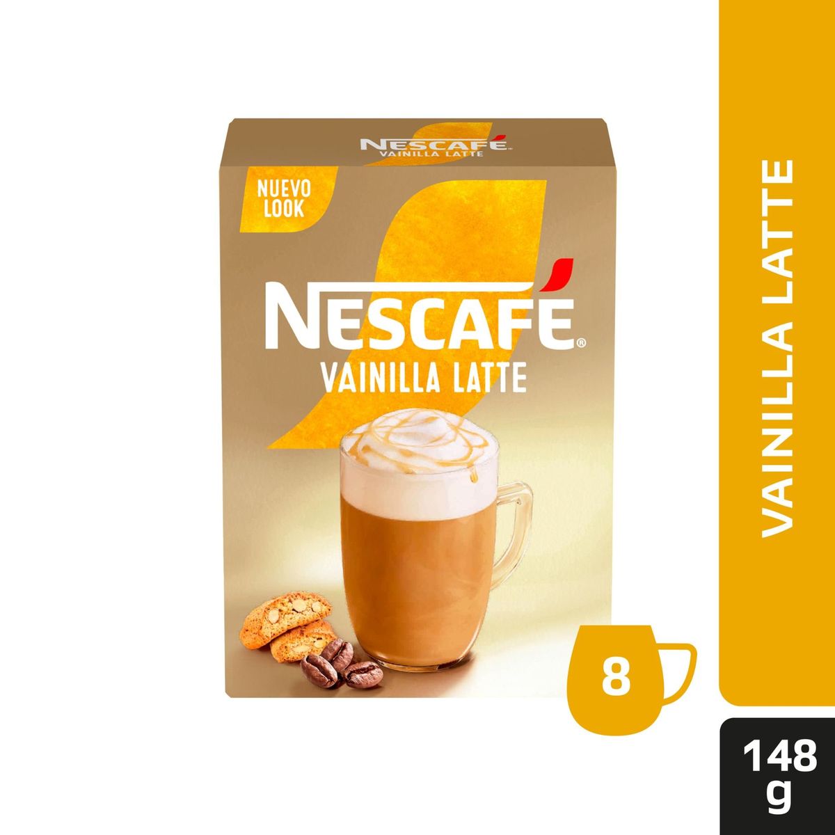 NESCAFE - Café Nescafé Vainilla Latte 148g (8x18,5g)