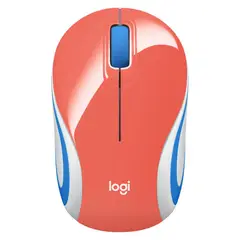 LOGITECH - Mouse Mini M187 Inalámbrico Coral