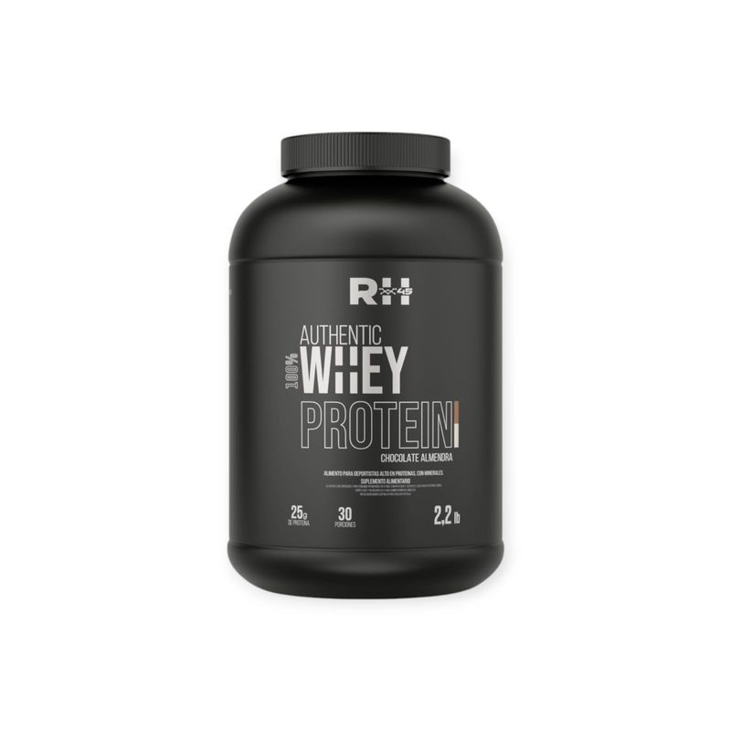 RH45 - PROTEINA AUTHENTIC 100% WHEY PROTEIN 30 SV - RH45 - CHOCOLATE ALMENDRA.