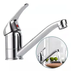 GENERICO - Llave Monomando Lavamanos Metalica Con Accesorios Ferretools