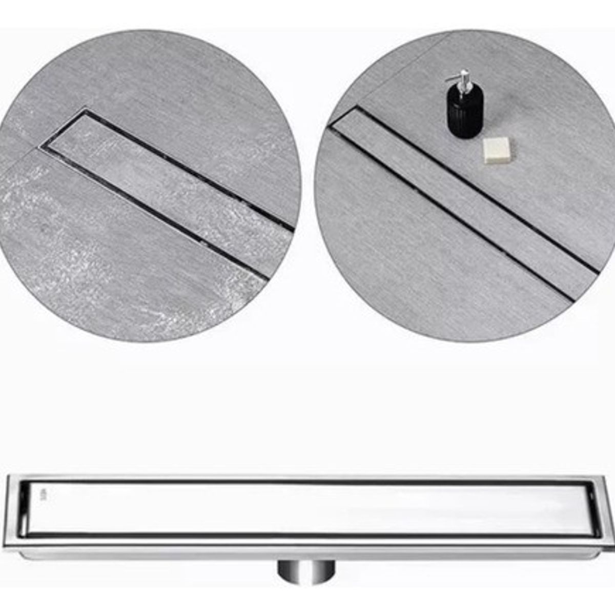 MUNDO MAGIA - Rejilla De Cubierta Anti-olor Ducha Anti-obstrucción 10×60cm