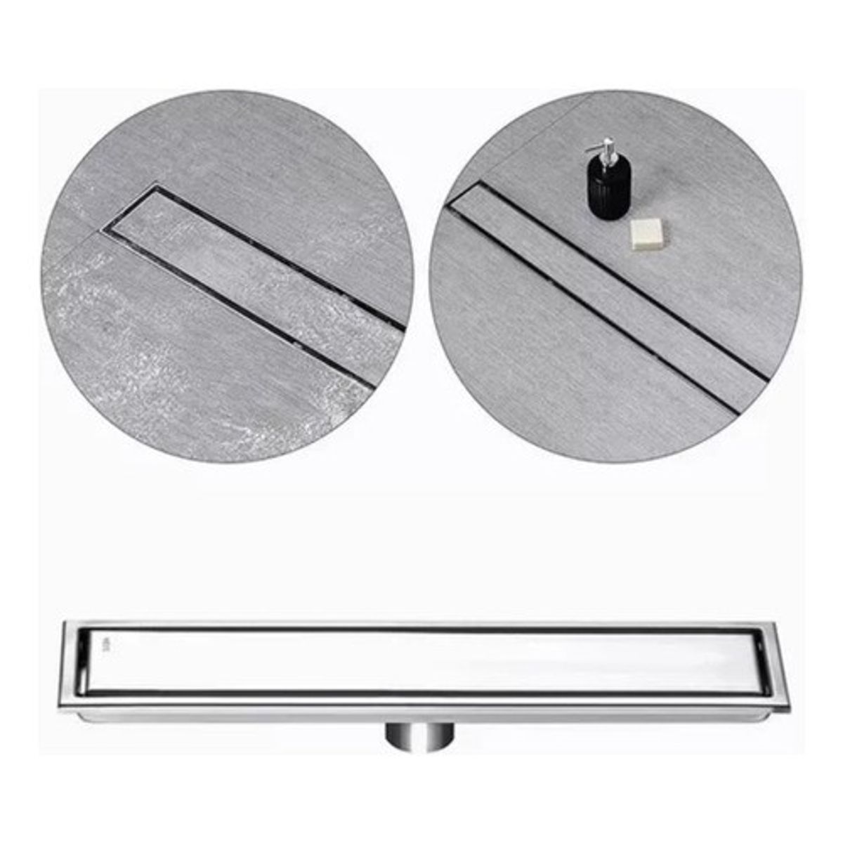 MUNDO MAGIA - Rejilla De Cubierta Anti-olor Ducha Anti-obstrucción 10×60cm