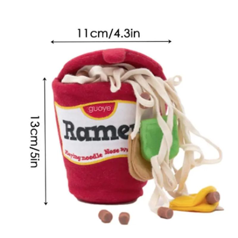 LERNEN - Juguete de peluche interactivo para mascotas  Ramen