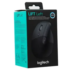 LOGITECH - MOUSE LIFT ZURDO GRAPHITE / BLACK